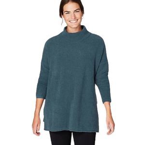 J. Jill Pure Jill Side Tie Mock Neck Oversized Sweater XS/S